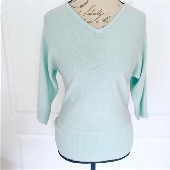 NY & Company Mint V Neck Sweater - Picture 2 of 7